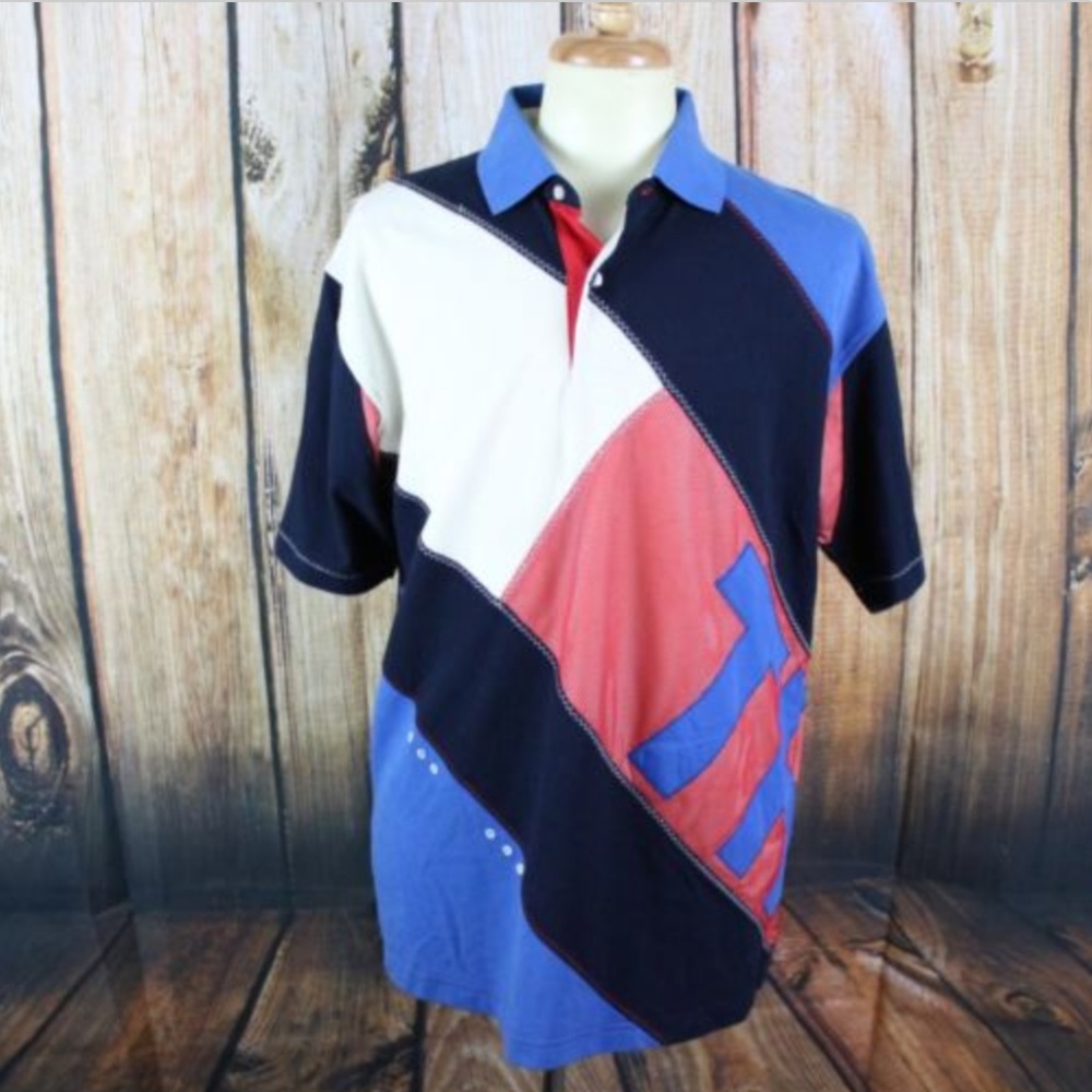 Vintage 90's Tommy Hilfiger XL Polo Shirt